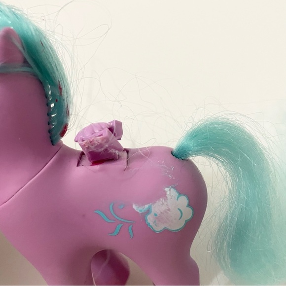 Vtg 1987 Hasbro My Little Pony Flutter Pony Cloud Puff No Wings - Picture 12 of 16